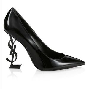 YSL Logo heel, 4.25" (110mm)